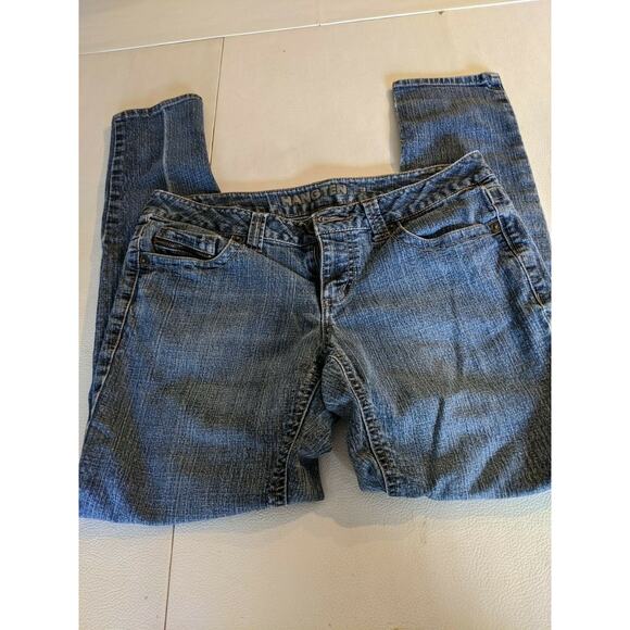 Hang Ten Boyfriend Fit Juniors Medium Wash Jeans Size 9 - Picture 1 of 6